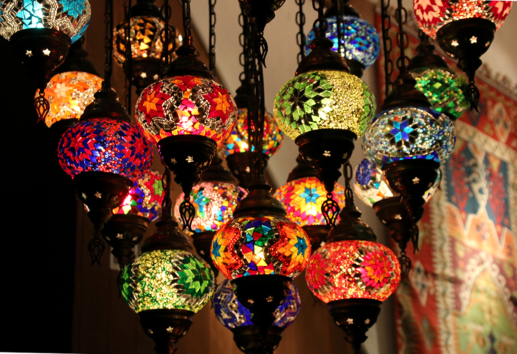 Turkish Mozaic Lamps, Color lights, Turkish Lamps